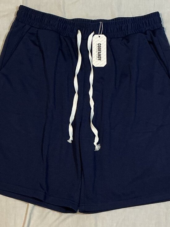 Coofandy Other - Coofandy/Lounge Shorts/Mens L/Navy Blue Drawstring Athleisure Casual Comfort Gym